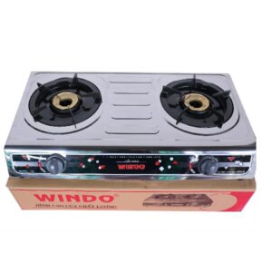 bếp gas đôi windo mặt inox