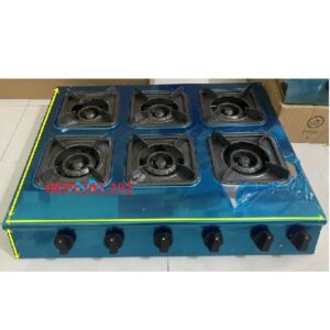 Bếp Gas 6 Họng chuyên nấu mì cay, cơm niêu, đổ bánh xèo, bò né